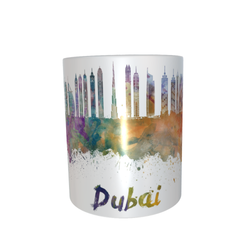 Motivtasse - Skyline Dubai