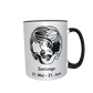 Motivtasse - Sternzeichen black & white