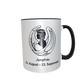 Motivtasse - Sternzeichen black & white