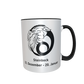 Motivtasse - Sternzeichen black & white
