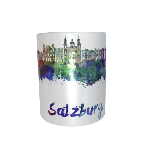 Motivtasse - Skyline Salzburg