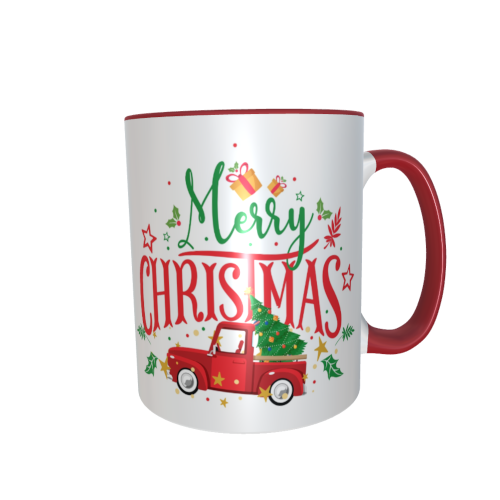 Weihnachtstasse - Merry Christmas Auto