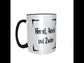 Statement Tasse – Himmel, Arsch und Zwirn